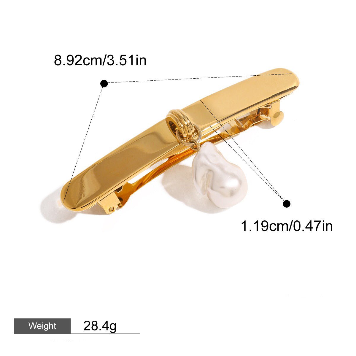 18K gold geometric/shell/flower - shaped design high - end hair accessories - mavazie