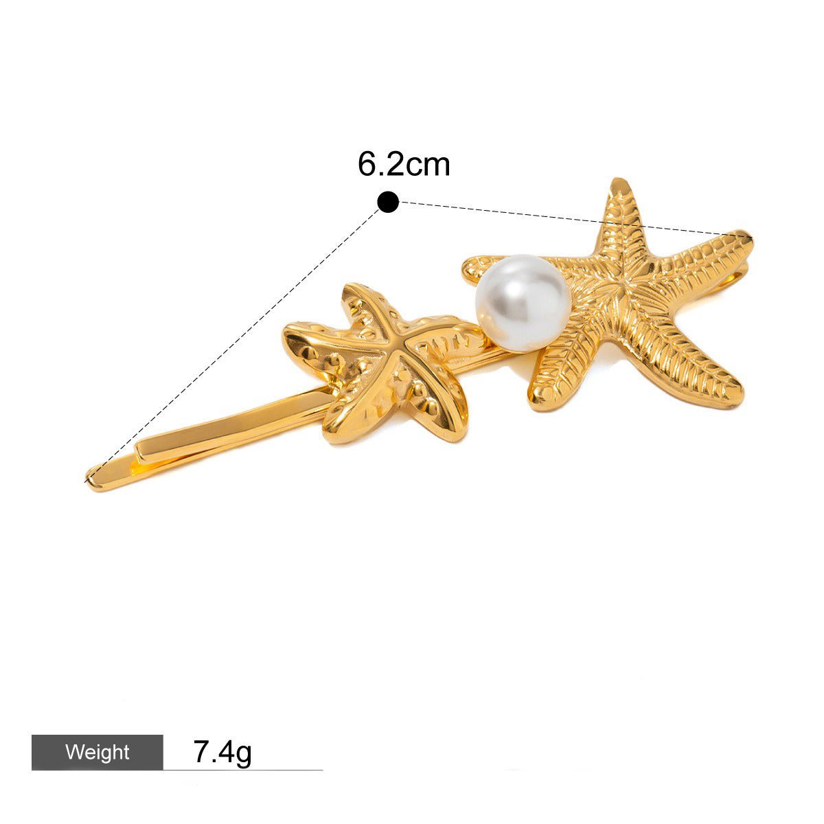 18K gold geometric/shell/flower - shaped design high - end hair accessories - mavazie