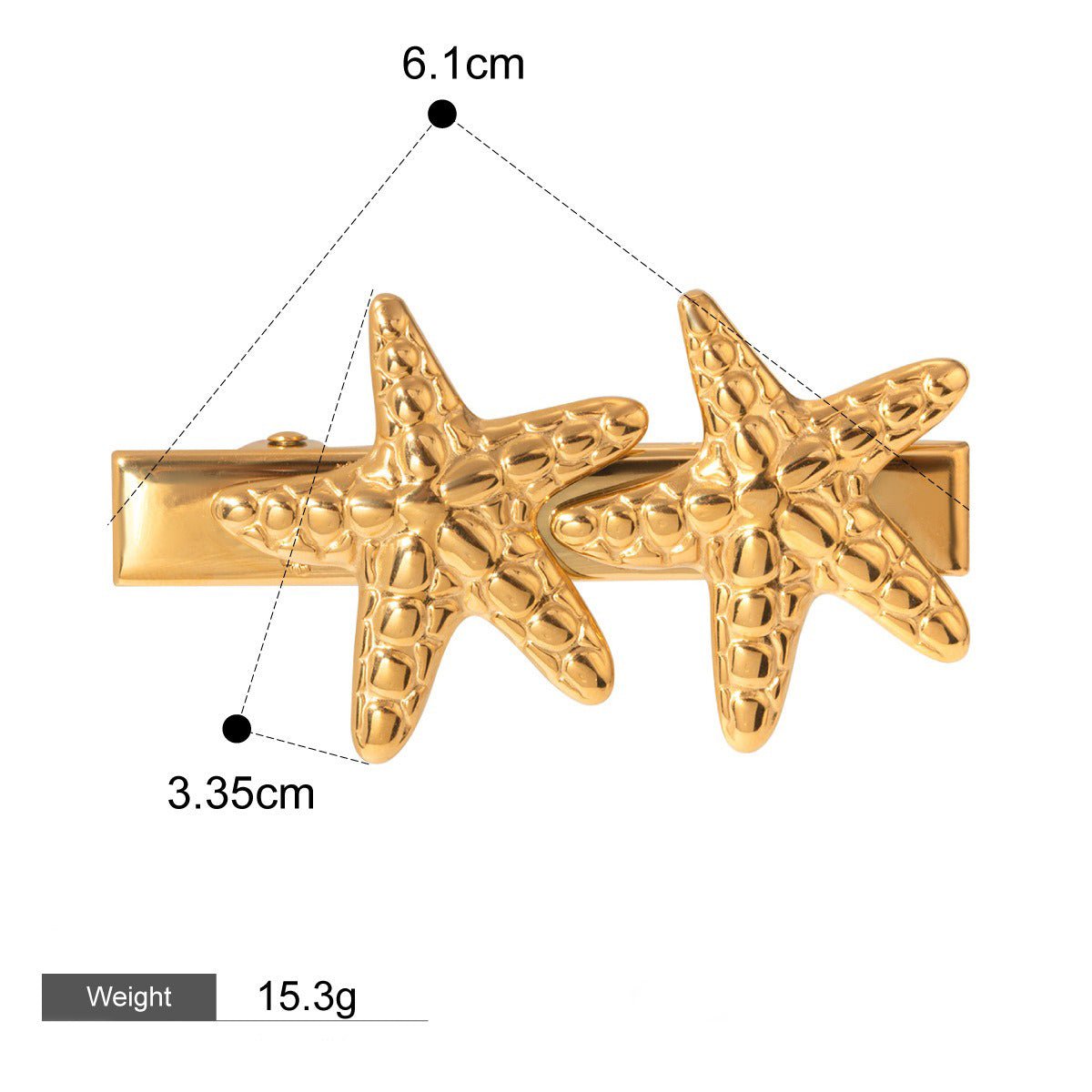 18K gold geometric/shell/flower - shaped design high - end hair accessories - mavazie
