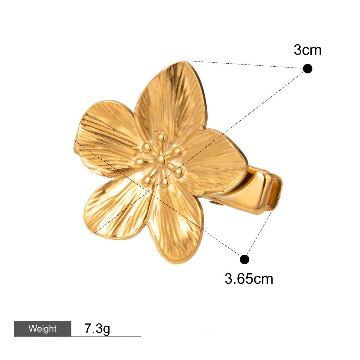 18K gold geometric/shell/flower - shaped design high - end hair accessories - mavazie