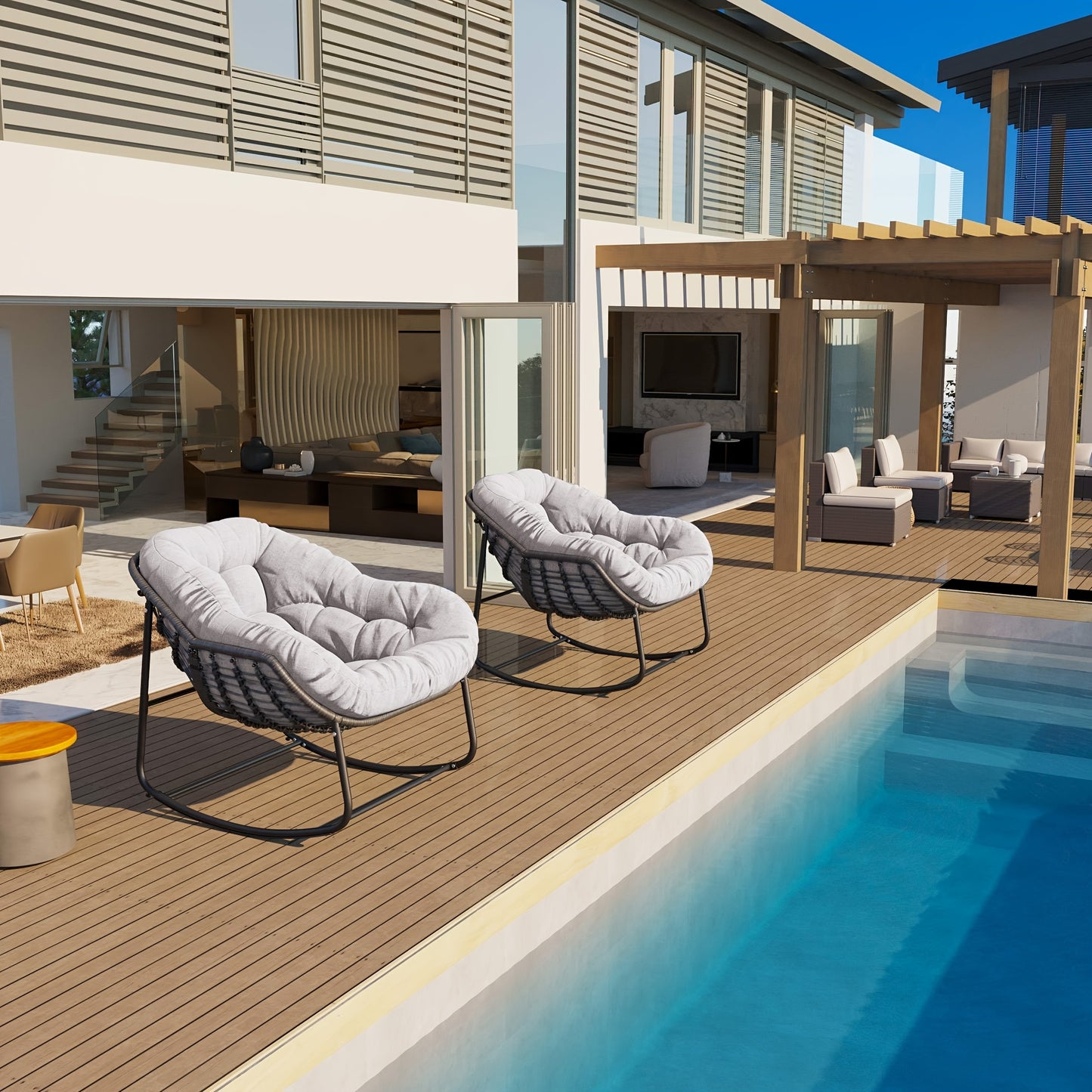 The Luxe Outdoor Rocker