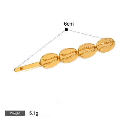 18K gold geometric/shell/flower - shaped design high - end hair accessories - mavazie