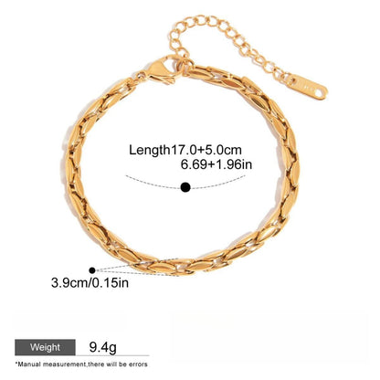 18k gold light luxury high - end bracelet - mavazie