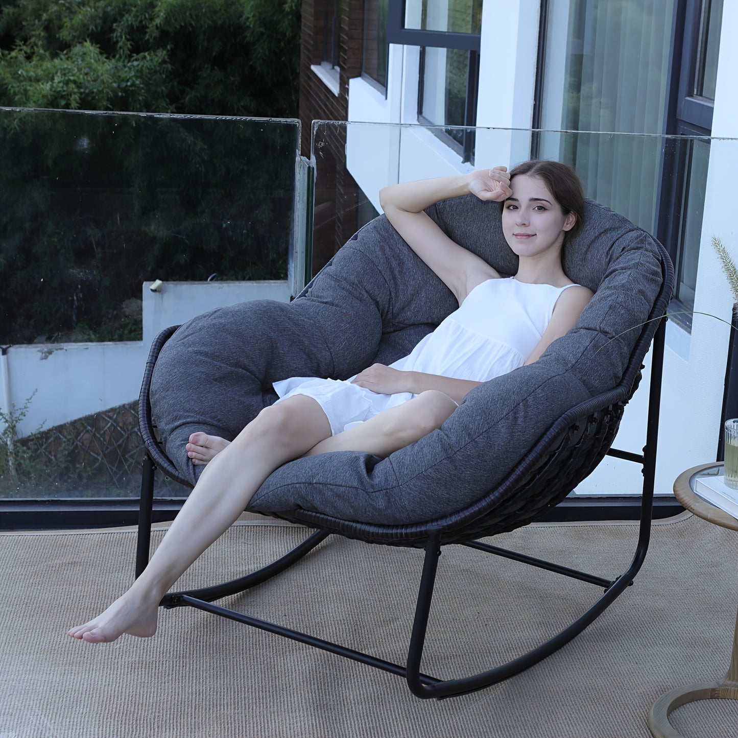 The Luxe Outdoor Rocker